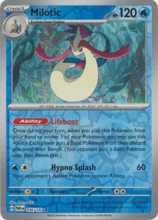 Paradox Rift - 036/182 - Milotic - Reverse Holo