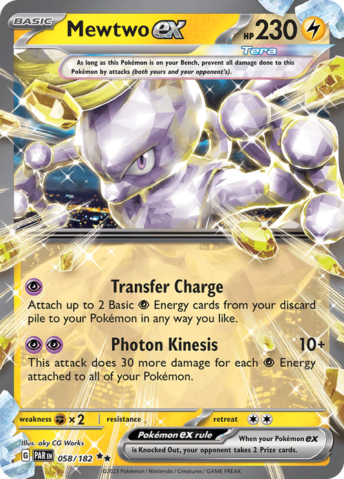 Paradox Rift - 058/182 - Mewtwo ex