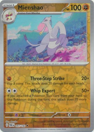 Paradox Rift - 097/182 - Mienshao - Reverse Holo