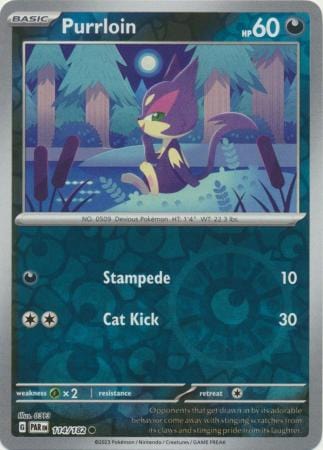 Paradox Rift - 114/182 - Purrloin - Reverse Holo