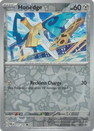 Paradox Rift - 131/182 - Honedge - Reverse Holo