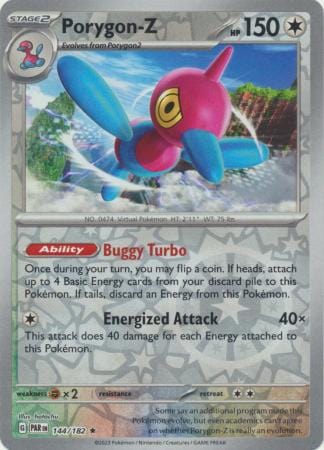 Paradox Rift - 144/182 - Porygon-Z - Reverse Holo