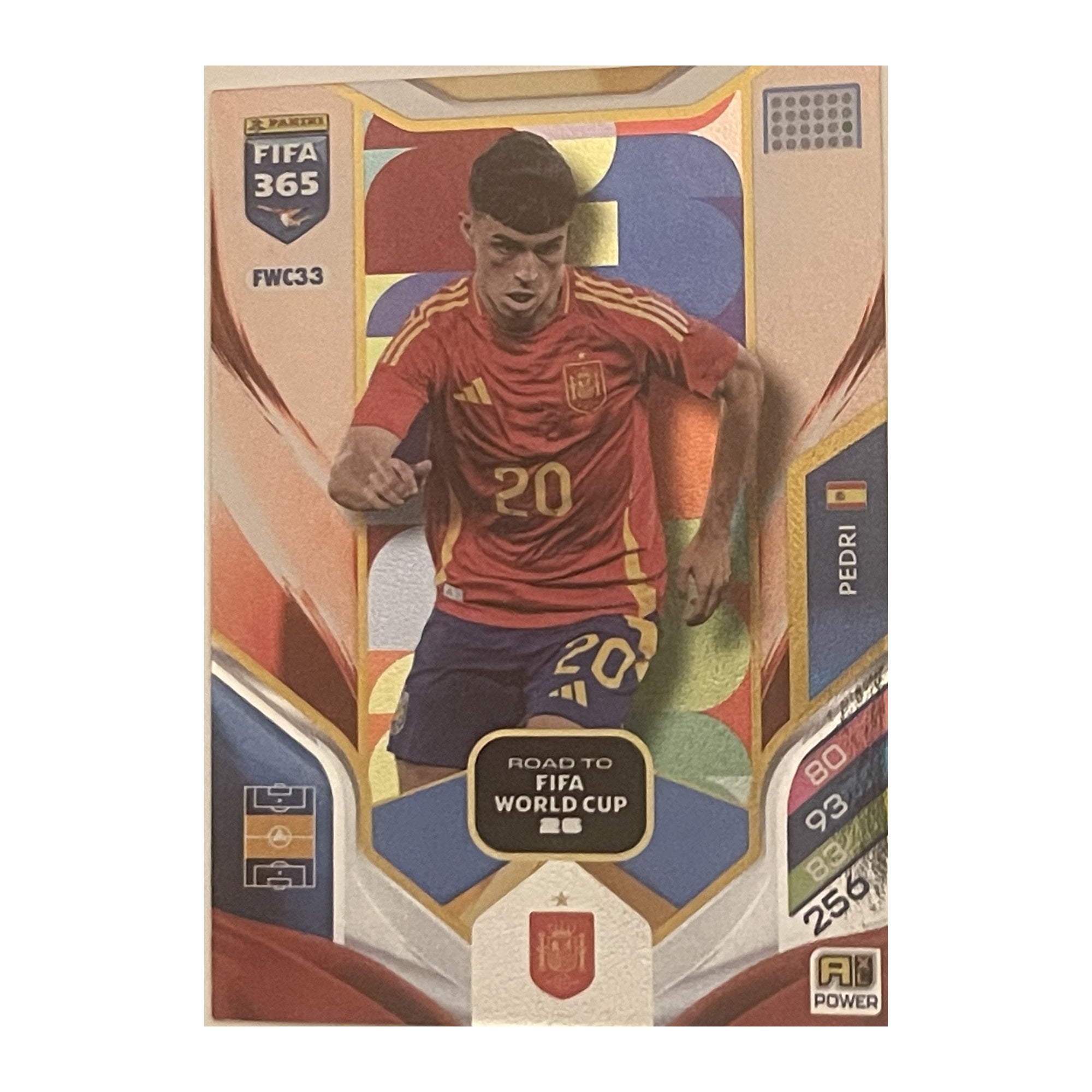 Pedri - Panini Adrenalyn XL FIFA 365 2026 (Road to FIFA World Cup 26) [FWC33] - originele kaartvoorkant