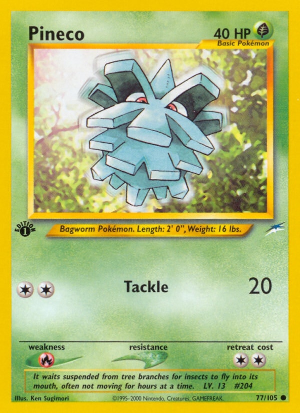 Pineco – Neo Destiny 77 – Pokémon TCG single card | Lichcards Hauptbild