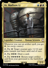 Magic Universes Beyond Fallout Commander Deck Science! - commander-kaart Dr. Madison Li
