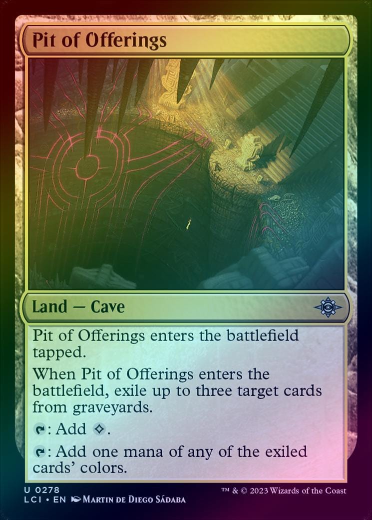 Pit of Offerings (Foil) (LCI)