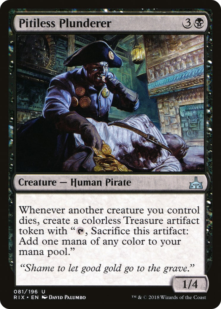 Pitiless Plunderer – Rivals of Ixalan 81 – Magic: The Gathering single card | Lichcards Image principale du produit