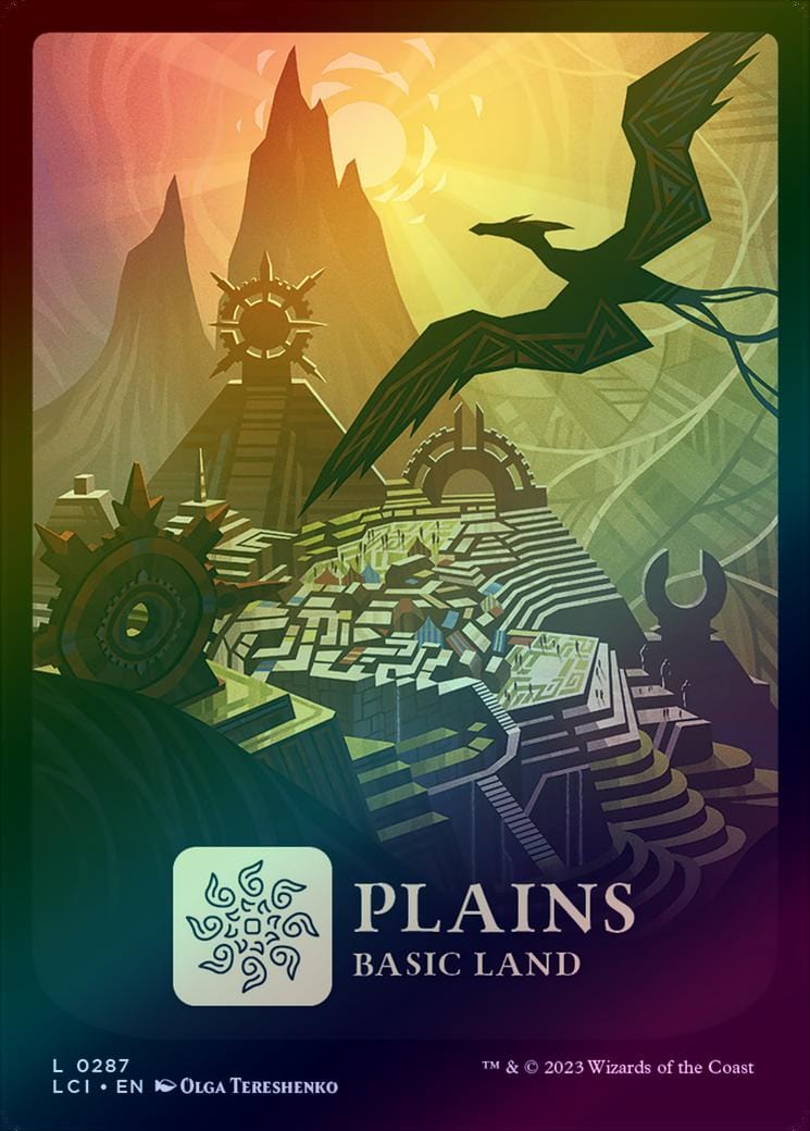 Plains - Core Full Art (287) (Foil) (LCI)