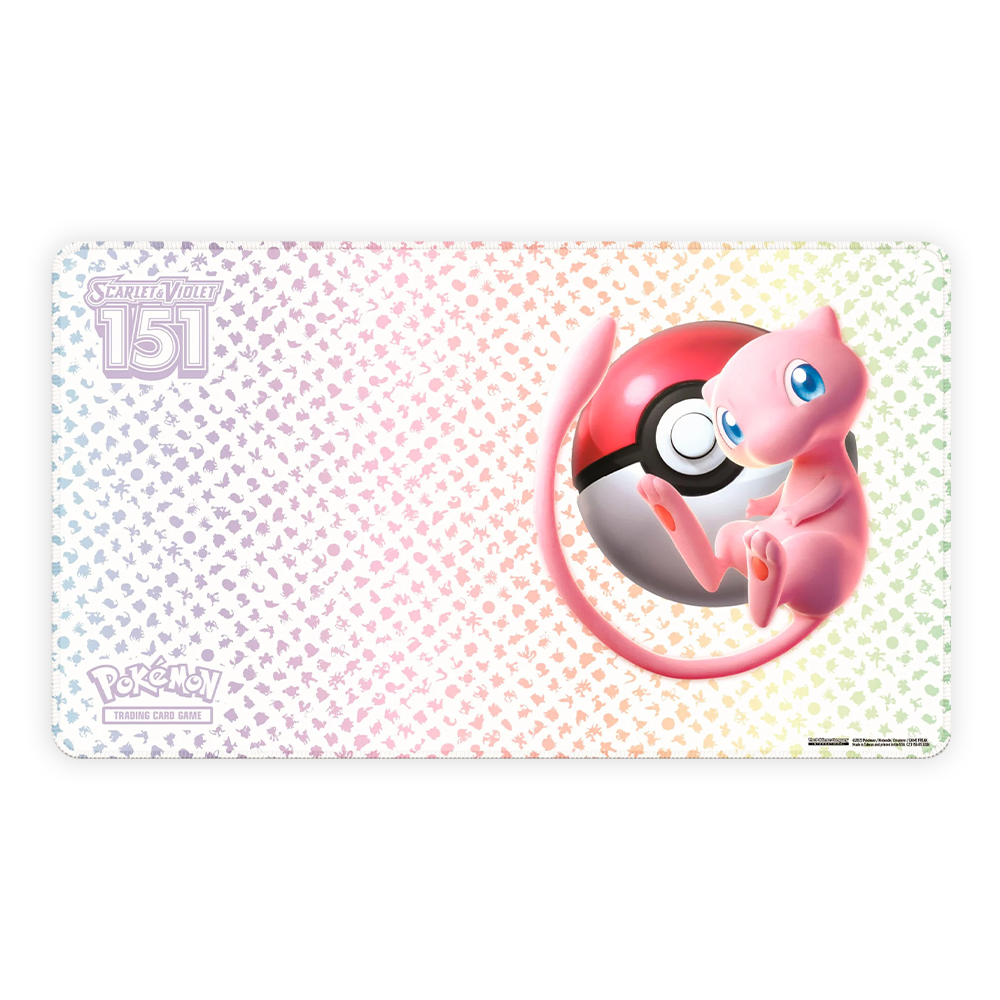 Mew-speelmat uit Pokémon 151 Ultra-Premium Collection