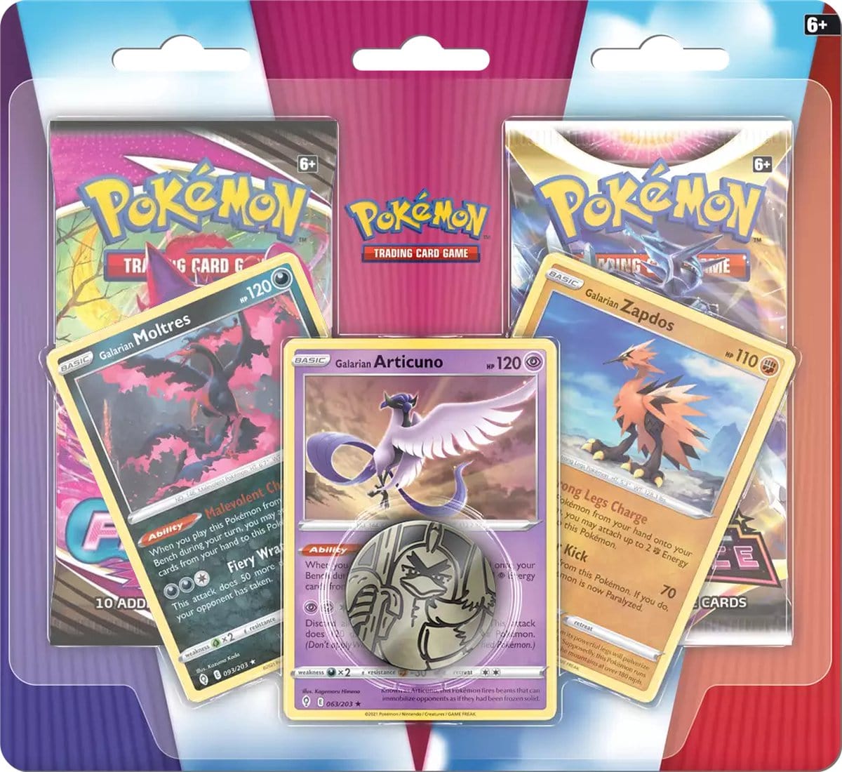 Pokemon 2-Pack Blister Galarian Birds 0820650851438