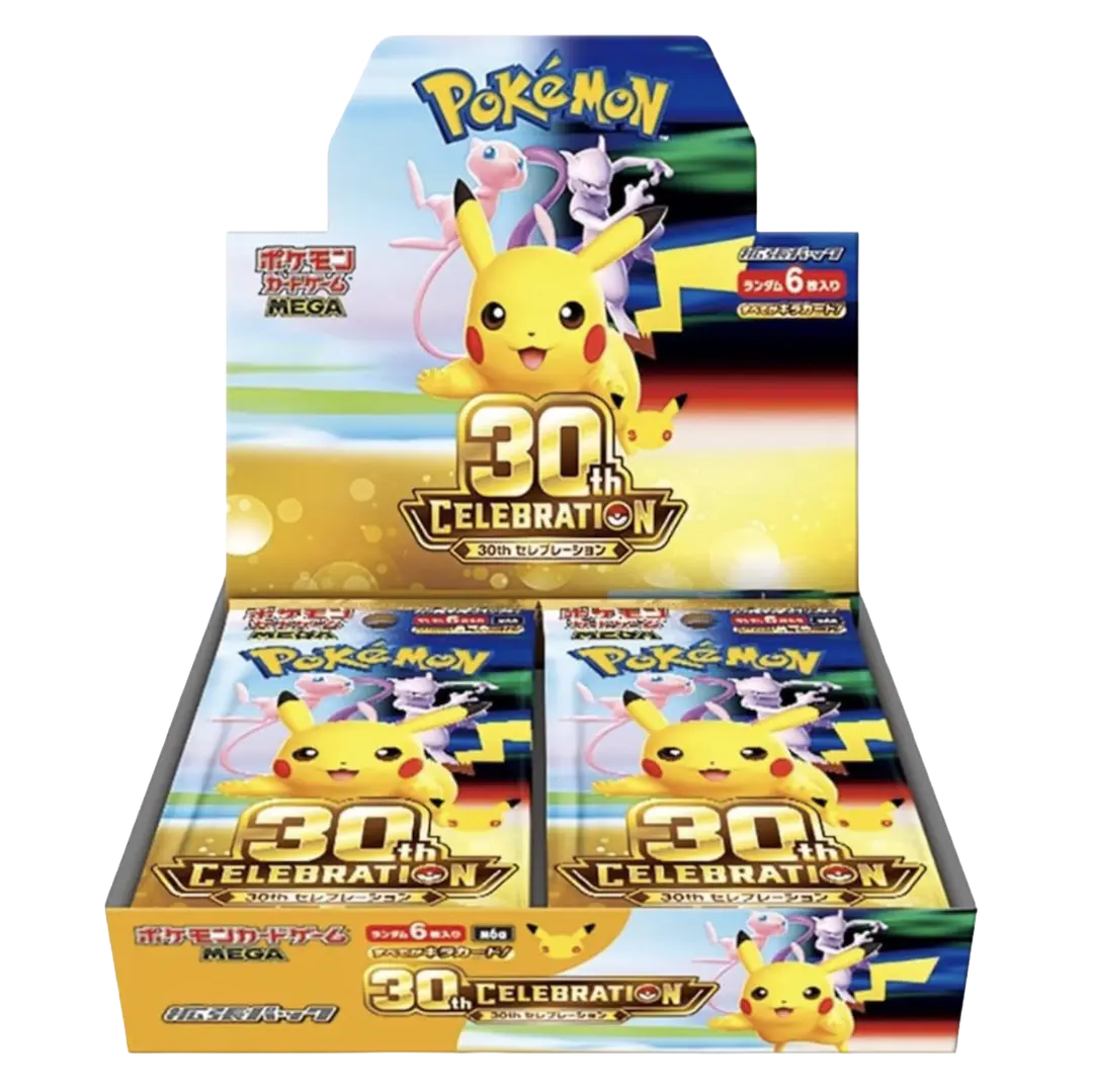 Pokémon 30th Celebration M6a Japanse Booster Box Hauptbild