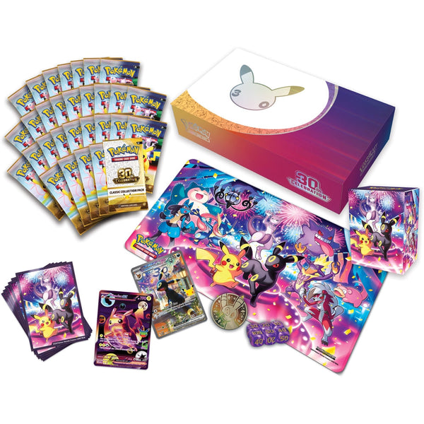 Pokémon TCG: 30th Celebration Ultra-Premium Collection Night – inhoud