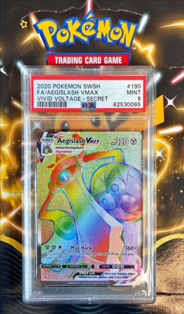 Pokémon Aegislash Vmax PSA 9