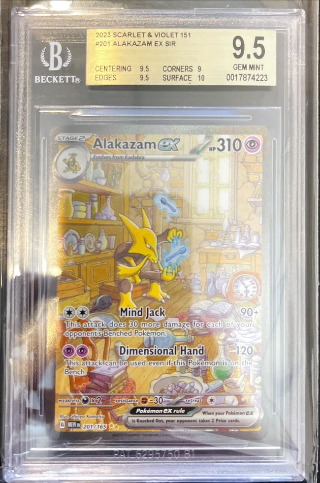 Pokémon Alakazam 151 Full Art BGS 9,5 0017874223 Hover Image