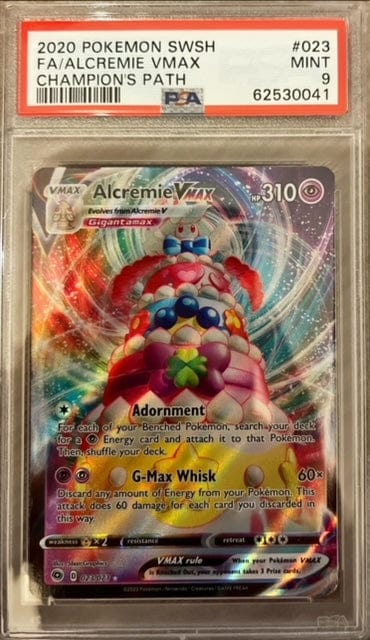 Pokémon Alcremie Vmax Full Art PSA 9