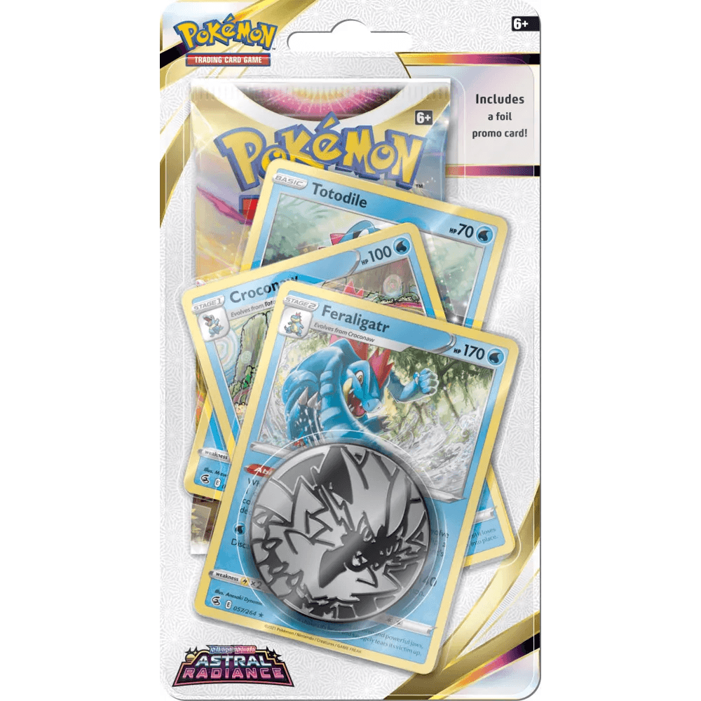 Pokemon Astral Radiance Feraligatr Premium Checklane 08717371243630 Main image