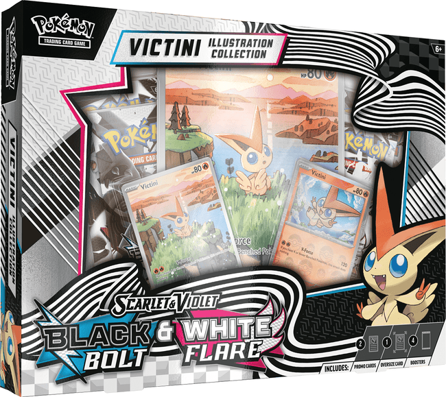 Pokemon Black Bolt & White Flare Illustration Collection Victini 0196214112582 Hover Image