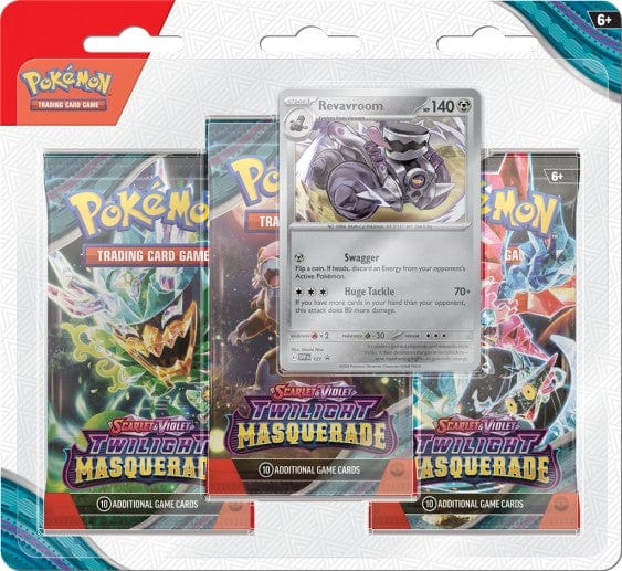 Pokemon blister - Twilight Masquerade (3-pack) Revavroom 0820650857836