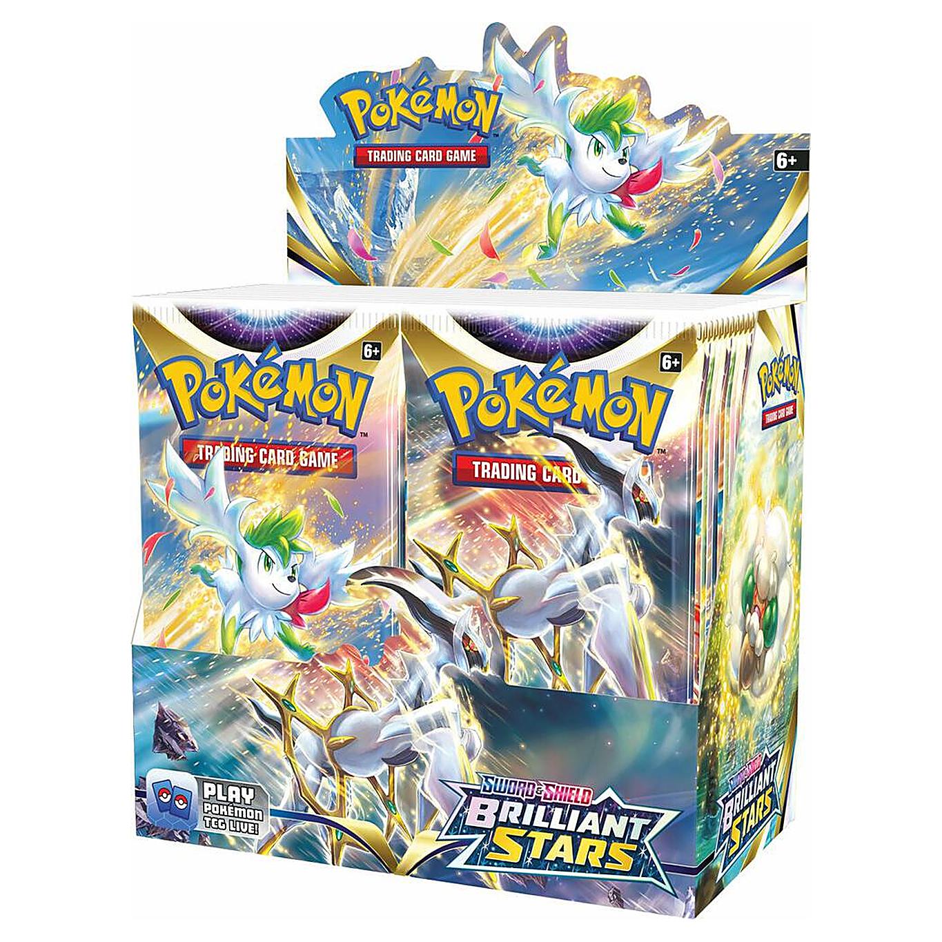 Pokémon Brilliant Stars Booster Box met 36 Engelstalige boosterpacks