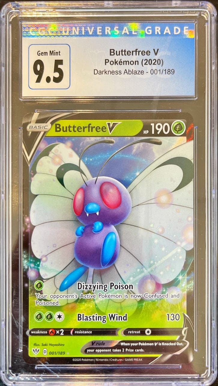 Pokémon Butterfree V CGC 9.5 4197307082