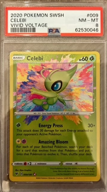 Pokémon Celebi PSA 8