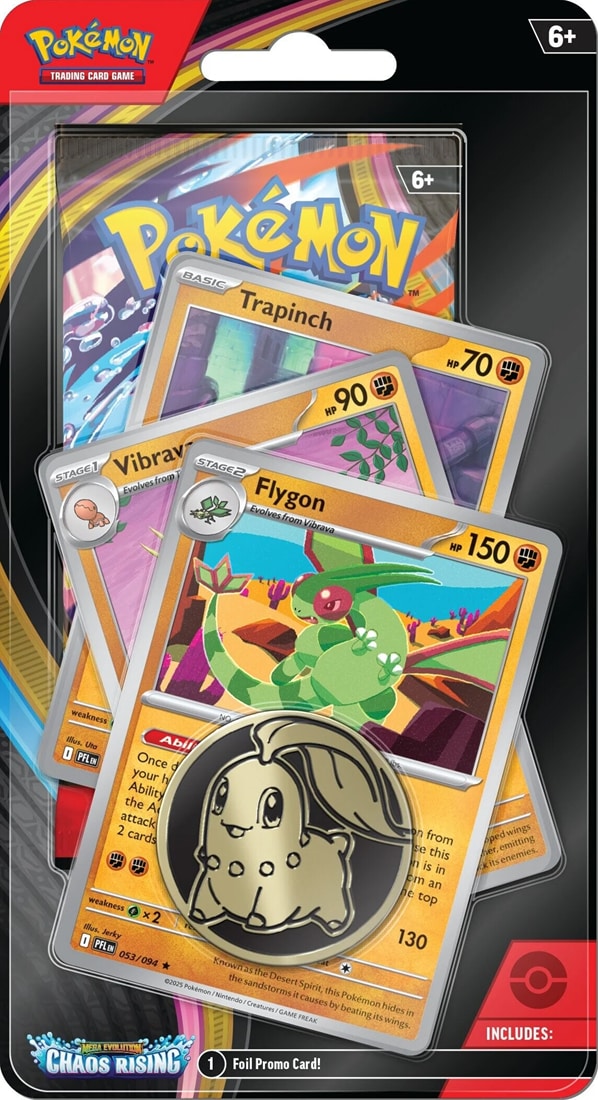 Pokémon Chaos Rising Premium Checklane Blister met Flygon | Lichcards Immagine principale del prodotto