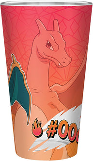 Het Charizard-glas van 400 ml van opzij