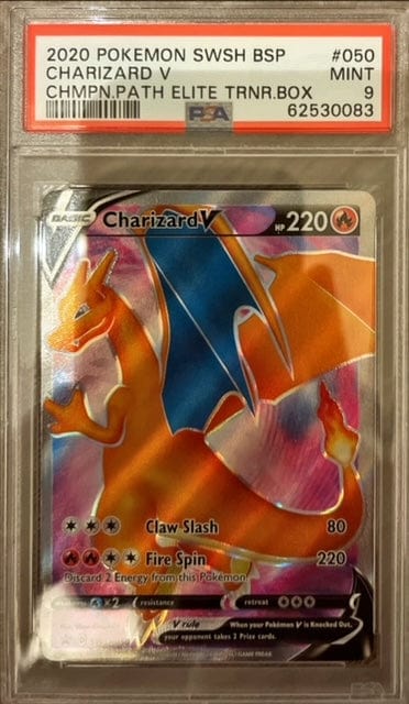 Pokémon Charizard V PSA 9