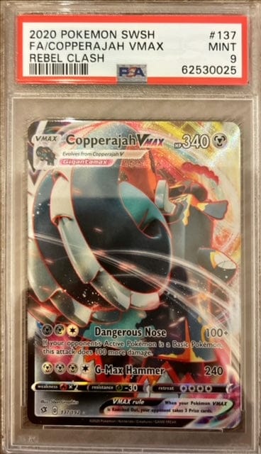 Pokémon Copperajah Full Art PSA 9