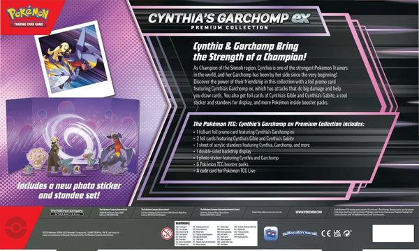 Pokemon Cynthia's Garchomp ex Premium 0196214109247 | Lichcards
