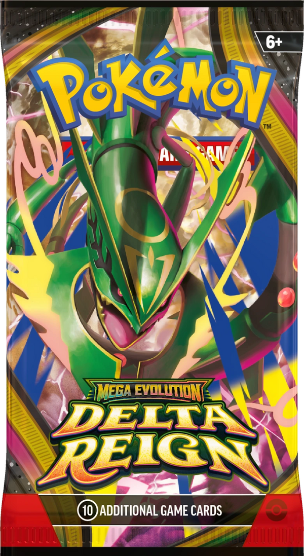 Booster Pokémon Mega Evolution Delta Reign en anglais – illustration de Mega Rayquaza