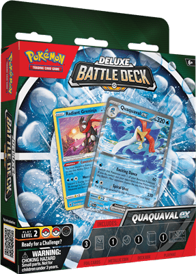 Pokemon Deluxe Battle Deck Quaquaval EX 0820650852589