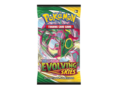 Pokémon Evolving Skies Booster Pack Engels – voorbeeldverpakking Rayquaza