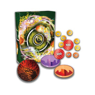 Pokémon TCG Deluxe Battle Deck Koraidon ex - accessoires: deckbox, metalen muntje, damage counters en conditiemarkers