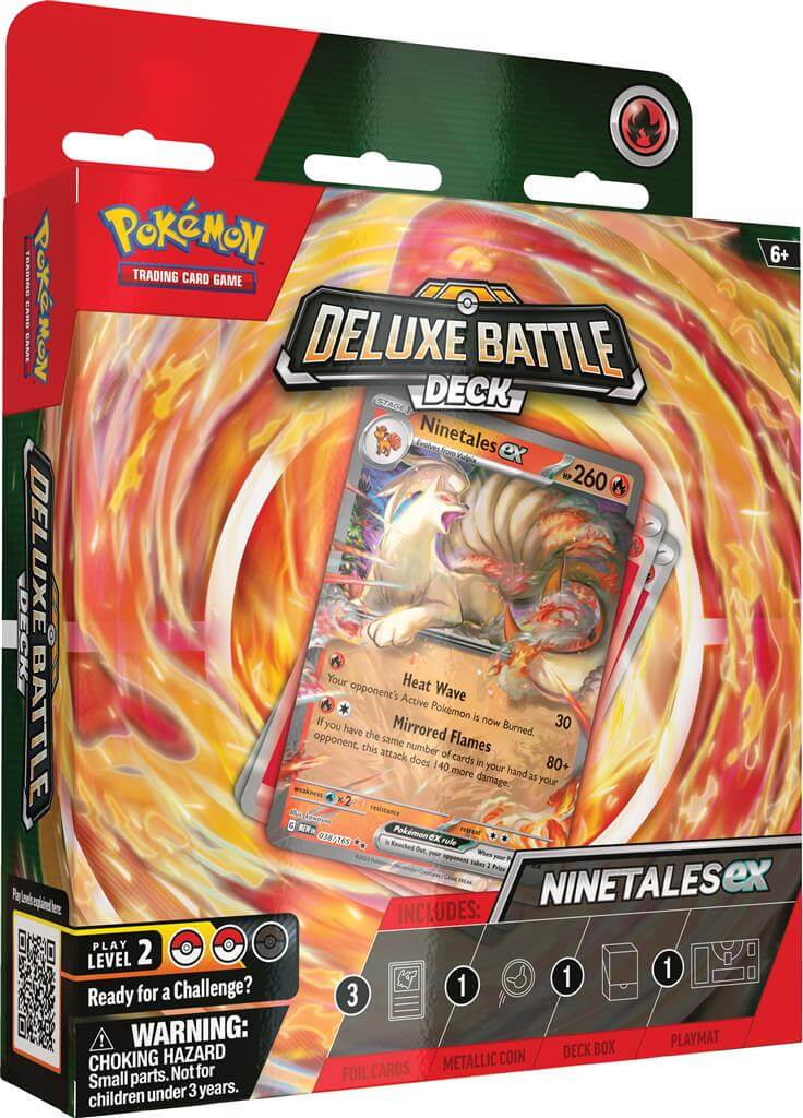 Pokemon ex Deluxe Battle Deck Ninetales 0820650856006