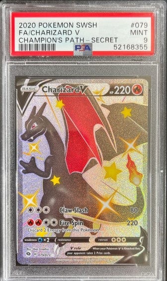 Pokémon FA/Charizard V Champion's Path PSA 9