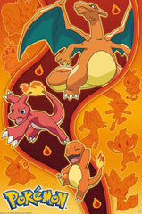 Pokemon Fire Type Poster 3665361138945