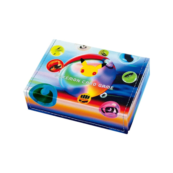 Caja con tapa abatible para contadores de daño incluida en la Pokémon 30th CELEBRATION FUTURISTIC BOX