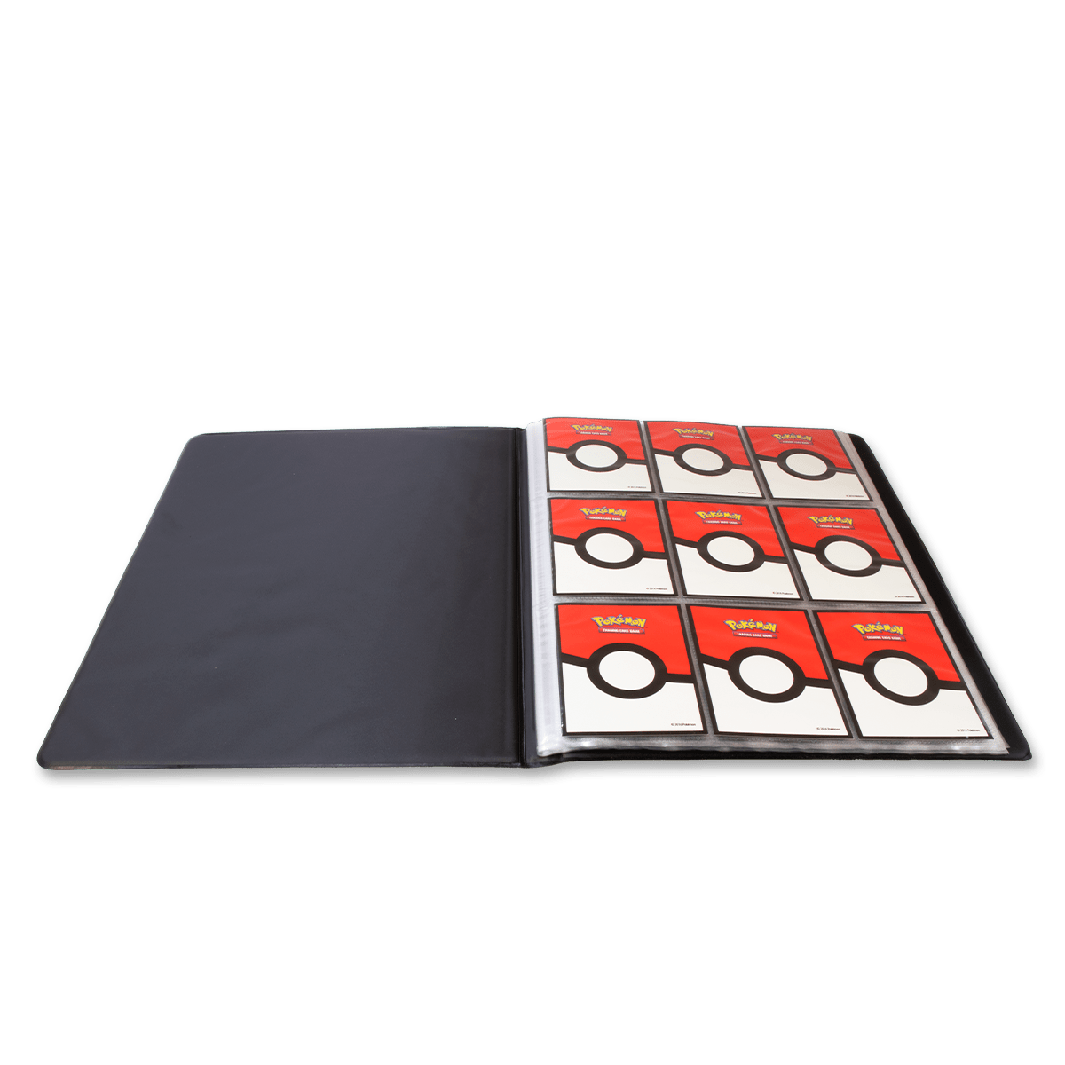 Ultra PRO Gallery Series Trick Room 9-Pocket Portfolio – raccoglitore aperto con nove tasche per pagina e carte di esempio