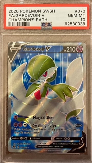 Pokémon gardevoir V Full Art PSA 10