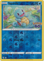 Pokémon GO - 015/078 - Squirtle - Reverse Holo