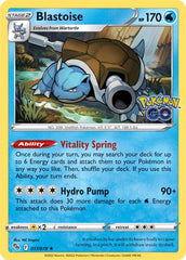 Pokémon GO - 017/078 - Blastoise - Holo