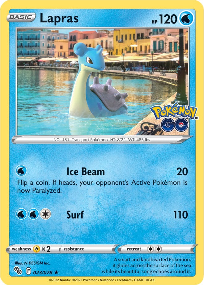 Pokémon GO - 023/078 - Lapras - Holo