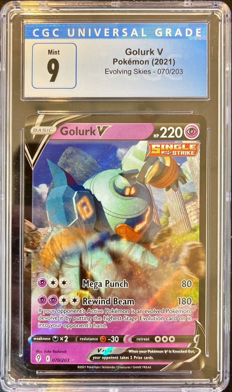 Pokémon Golurk V CGC 9 4197308008