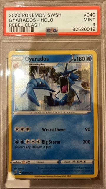 Pokémon Gyarados Holo PSA 9