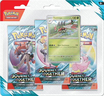 Pokémon Journey Together 3 pack blister – Yanmega 0196214108363