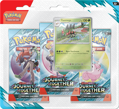 Pokémon Journey Together 3 pack blister – Yanmega 0196214108363 Hover Image