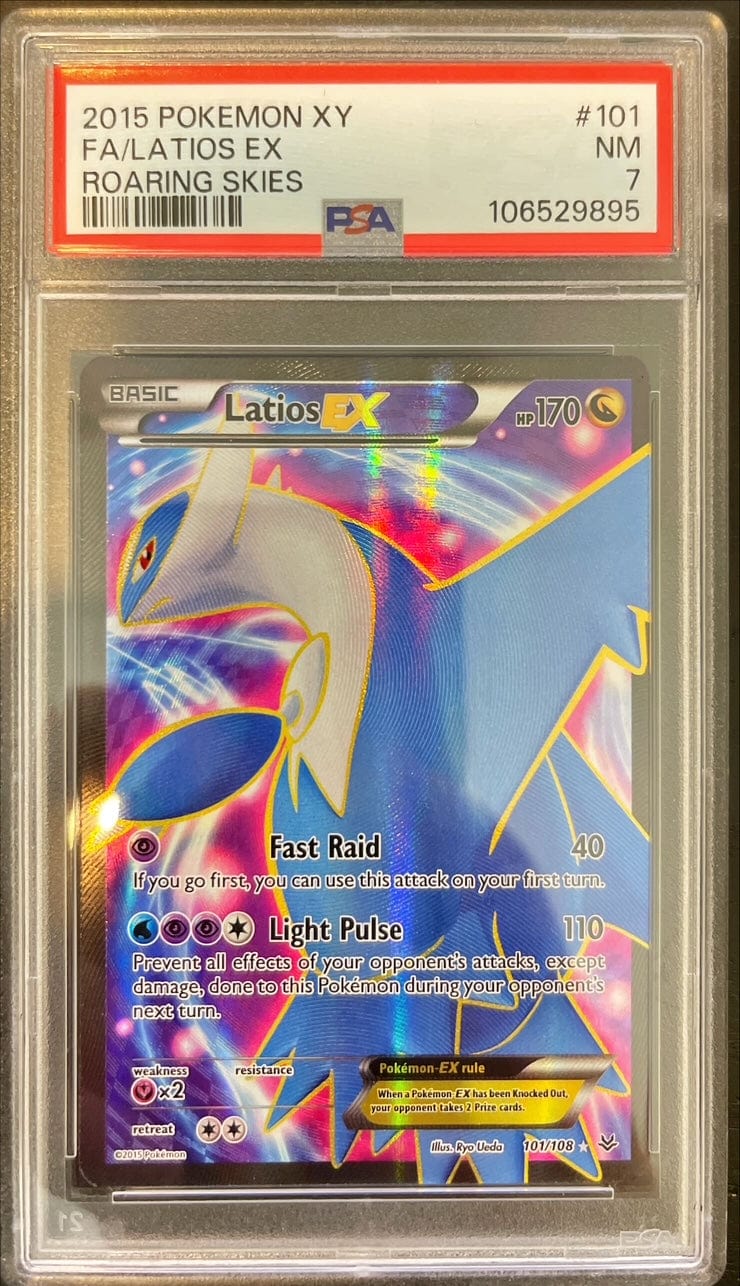 Pokémon Latios Ex Full Art PSA 7 106529895