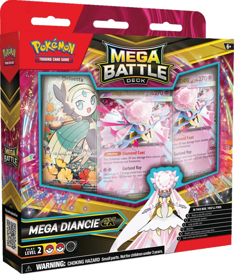 Mega Diancie ex Mega Battle Deck - Mega Evolution Products