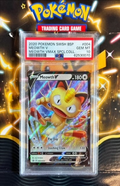 Pokémon Meowth V PSA 10